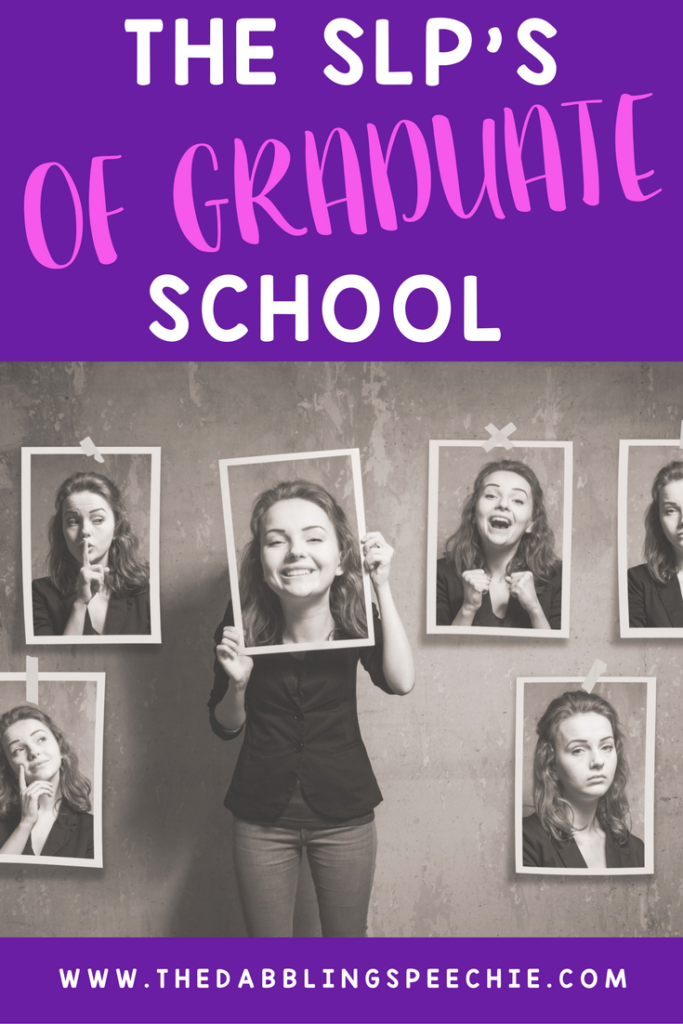 Which personality were you in graduate school? Find out which personality best describes you in this hilarious SLP post.