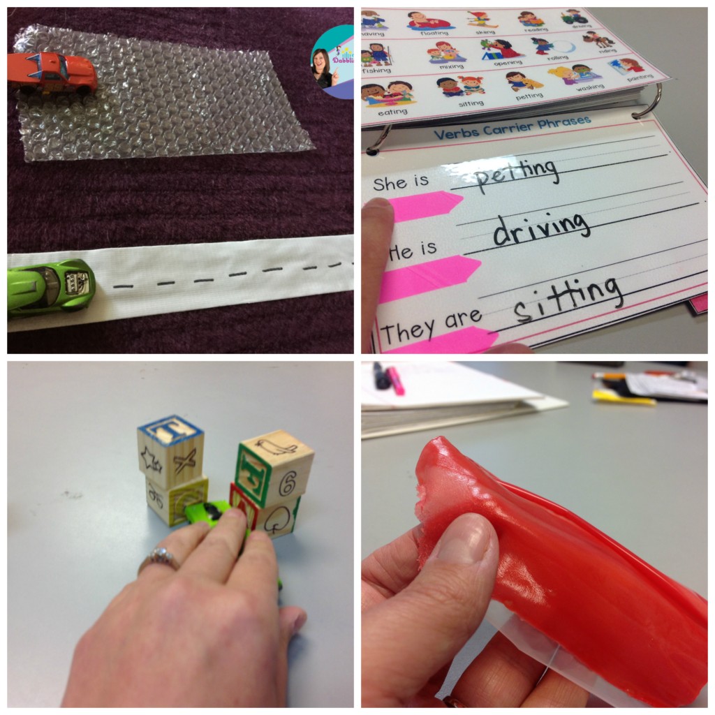 dollar store fluency finds for stuttering therapy