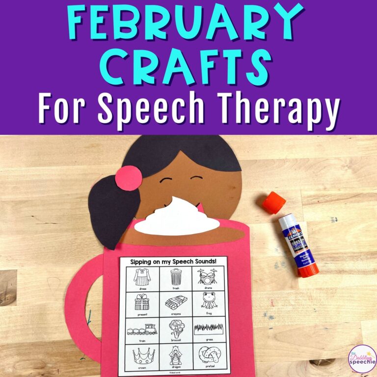 February crafts for speech therapy