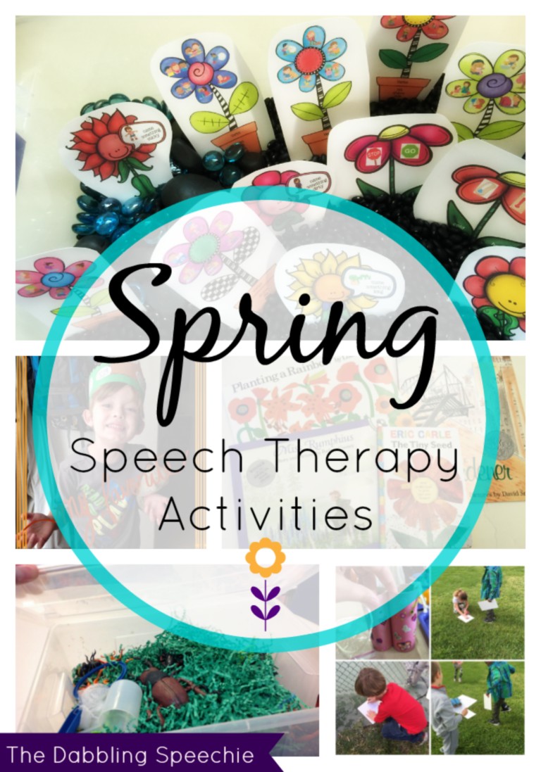 spring speech therapy activities