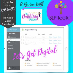 How to use SLPToolkit to manage your caseload