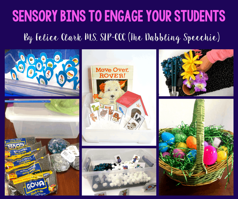 Sensory Bins To Engage Your Students - Professional Development for SLPS