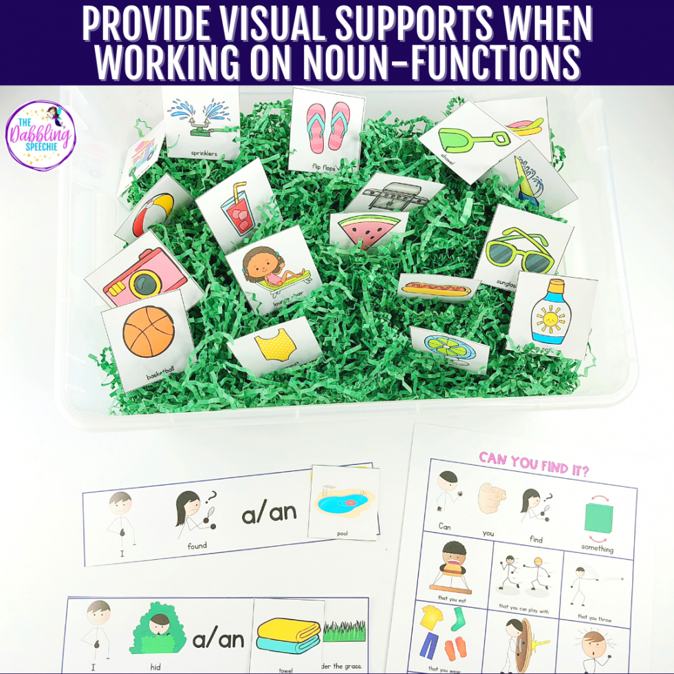 NounFunction Sensory Bins with Seasonal Themes thedabblingspeechie
