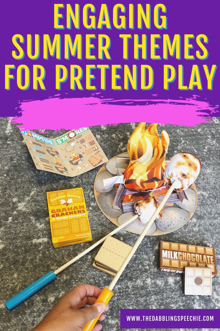 Need some play-based speech therapy ideas with a summer theme? Check out these fun summer play themes you can do during ESY or with private clients.