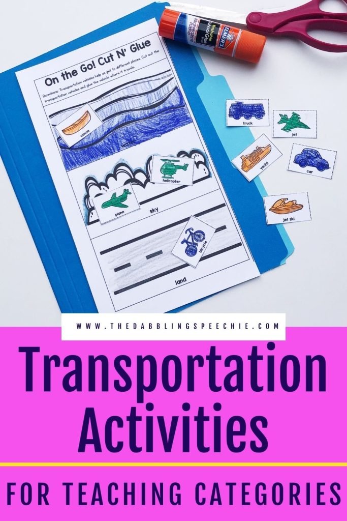 Transportation sorting activities