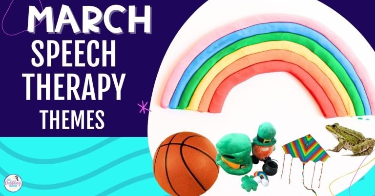 Get ideas for March speech therapy themes to use with your preschool and elementary caseload.