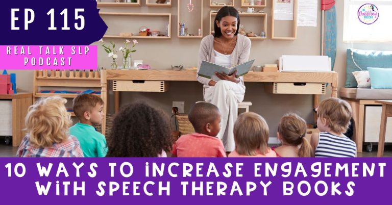 Get tips for literacy speech therapy book reading!