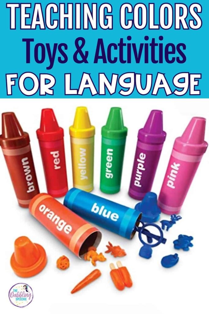 teaching colors activities with toys and games