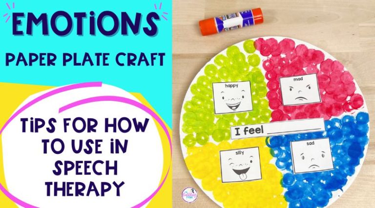 Easy emotions craft preschool and kindergarten activity