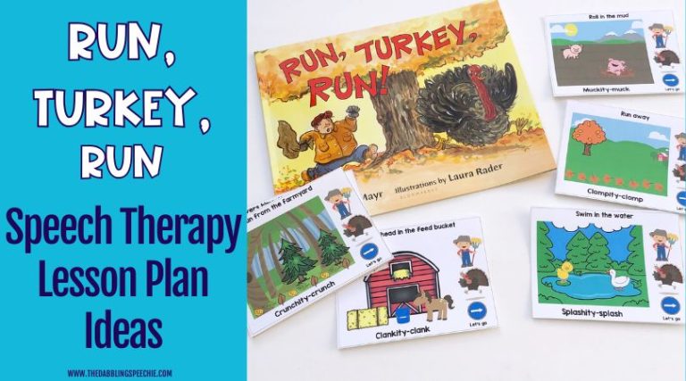Fun Thanksgiving speech therapy activities with your favorite books!