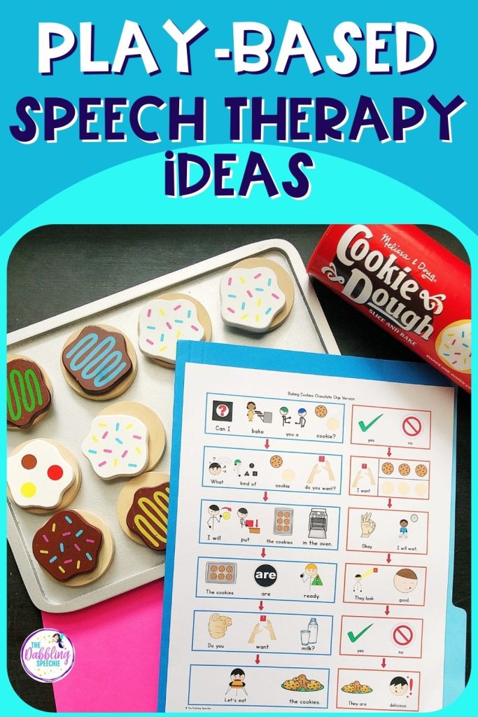 Play-based speech therapy ideas for preschool and elementary
