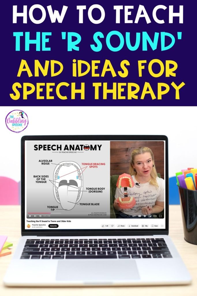 Links to r sound speech therapy resources for elicitation.