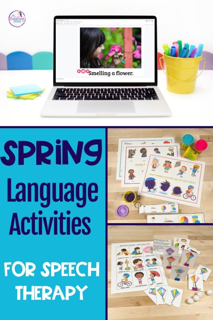 Spring language activities for preschool and elementary