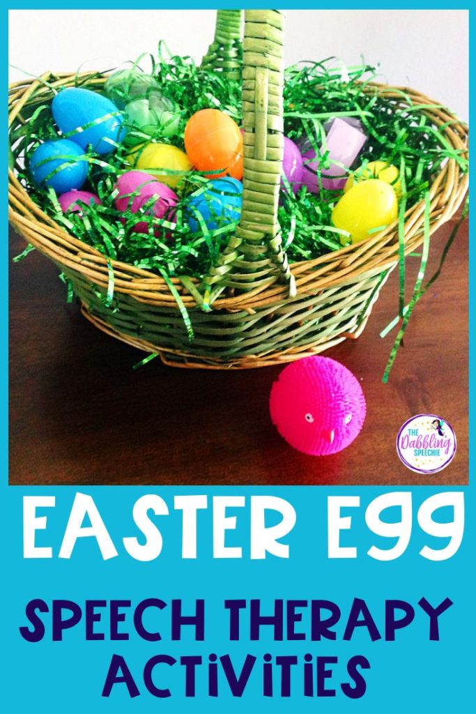 Fun and easy Easter egg speech therapy activities