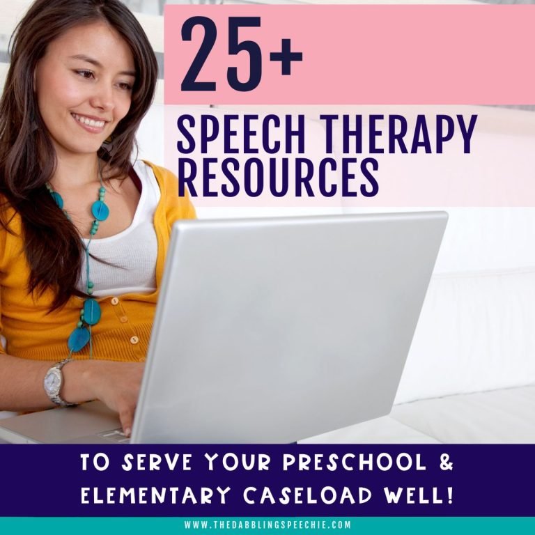 Speech Therapy resources to help you with caseload management.