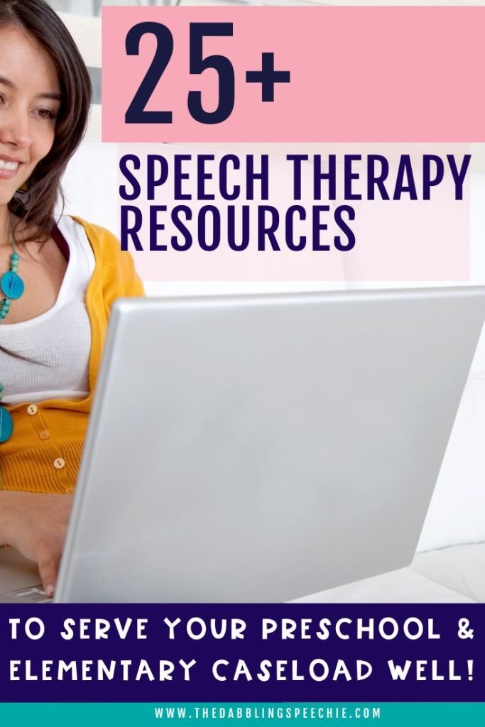 Find speech therapy resources to help you serve your preschool and elementary caseload!