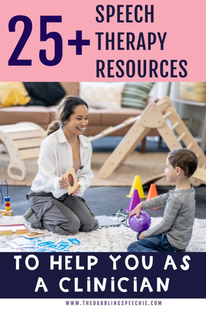 Speech therapy resources for the school-based SLP
