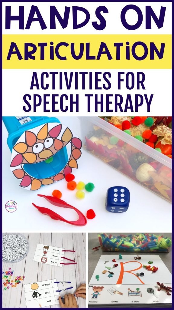 25+ articulation activities speech therapy ideas for high trial drill practice.
