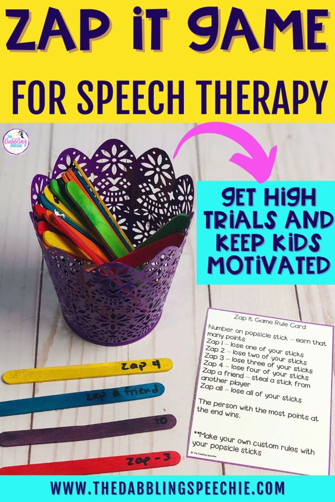 Fun and easy articulation game for speech therapy