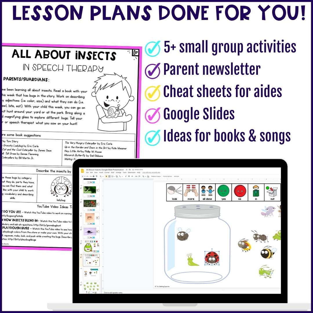 bug co-teaching lesson plans for special education