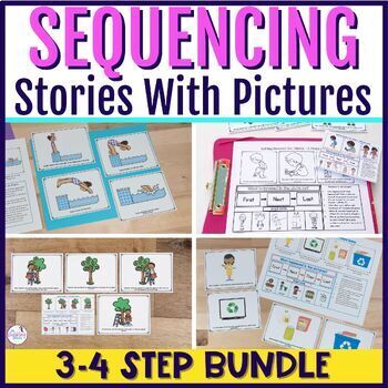 Sequencing Activities Speech Therapy Seasonal Sequencing Stories With Pictures