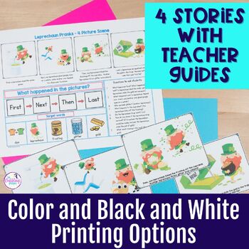 St. Patrick's Day Language Sequencing Stories with Pictures 3 & 4 Steps - Image 3