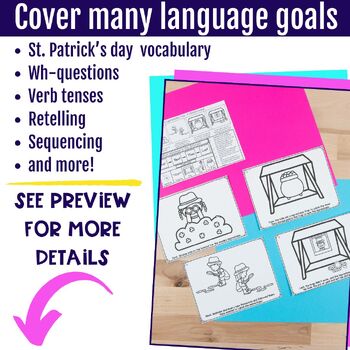St. Patrick's Day Language Sequencing Stories with Pictures 3 & 4 Steps - Image 4