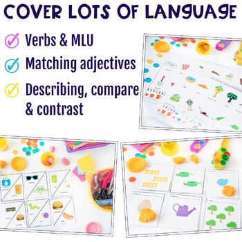 Spring Vocabulary Speech Therapy Activities for Verbs, Wh-Q's, Describing & More - Image 2