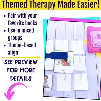Spring Vocabulary Speech Therapy Activities for Verbs, Wh-Q's, Describing & More - Image 4