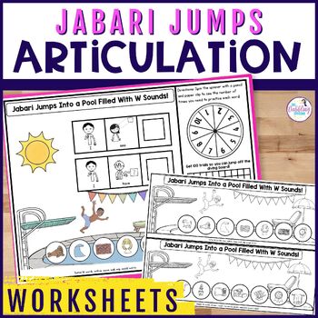 Summer Articulation Worksheets for Speech Therapy Homework & Activities
