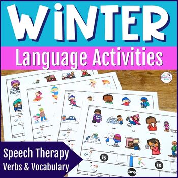 Winter Language Activities For Vocabulary, Grammar, Wh-questions Speech Therapy