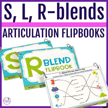 Articulation Activities L-blends, R-blends, S-blends Speech Therapy Practice