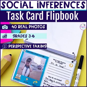 Making Social Inferencing Skills Task Cards W/ Real Photos for Pragmatics