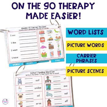S and Z Articulation Activities Flipbooks for Speech Therapy W/ Word & Sentences - Image 4