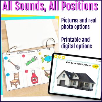 Quick Articulation Speech Screener For Preschool & Elementary SLPs - Digital Too - Image 3