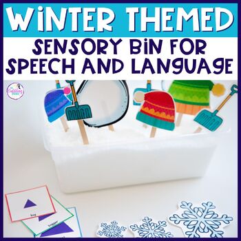 Winter Sensory Bins for Articulation, Basic Concepts, Verbs, Clothes & More!