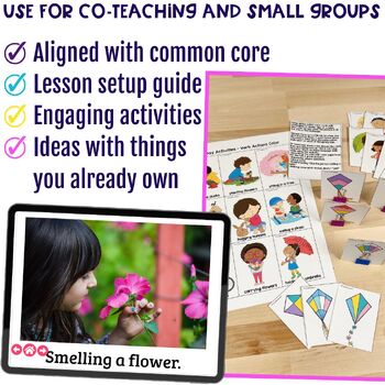 Spring Speech Therapy Activities Language Lesson Plan for Push-In Preschool-2nd - Image 3