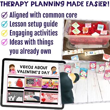 Speech Therapy Valentine's Day Activities Push-In Language Therapy Lesson Plans - Image 3