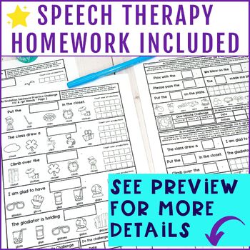 Sentence Level Articulation Activities for R, S, Z, TH, L, S-blends, SH, CH, etc - Image 4