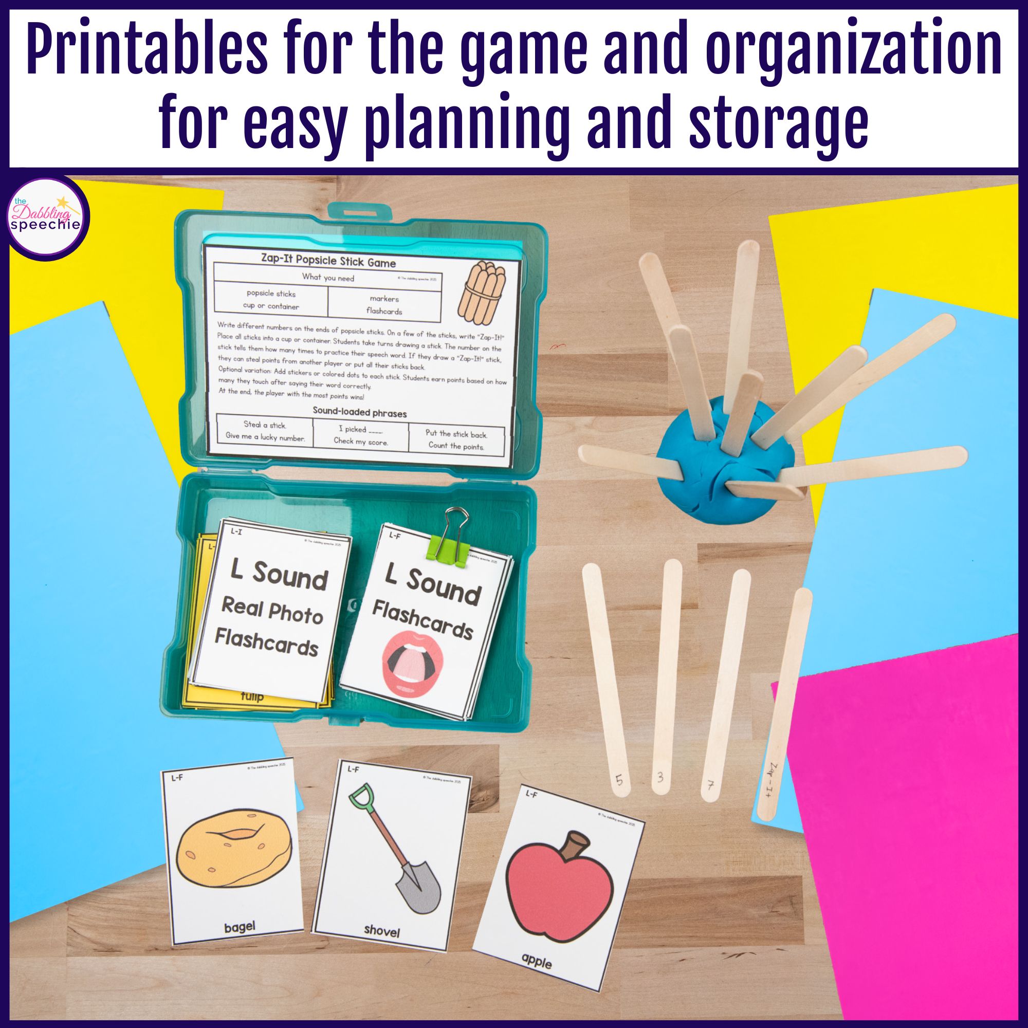 L articulation flashcards with games and activities for high trial drill practice.