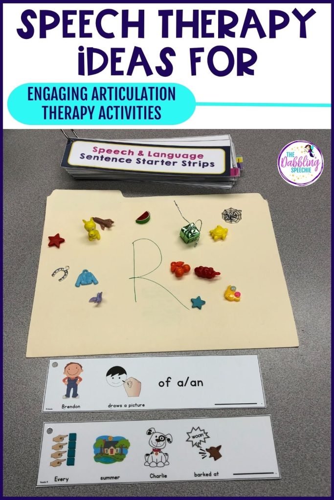 Easy and effective articulation therapy activities for drill practice.