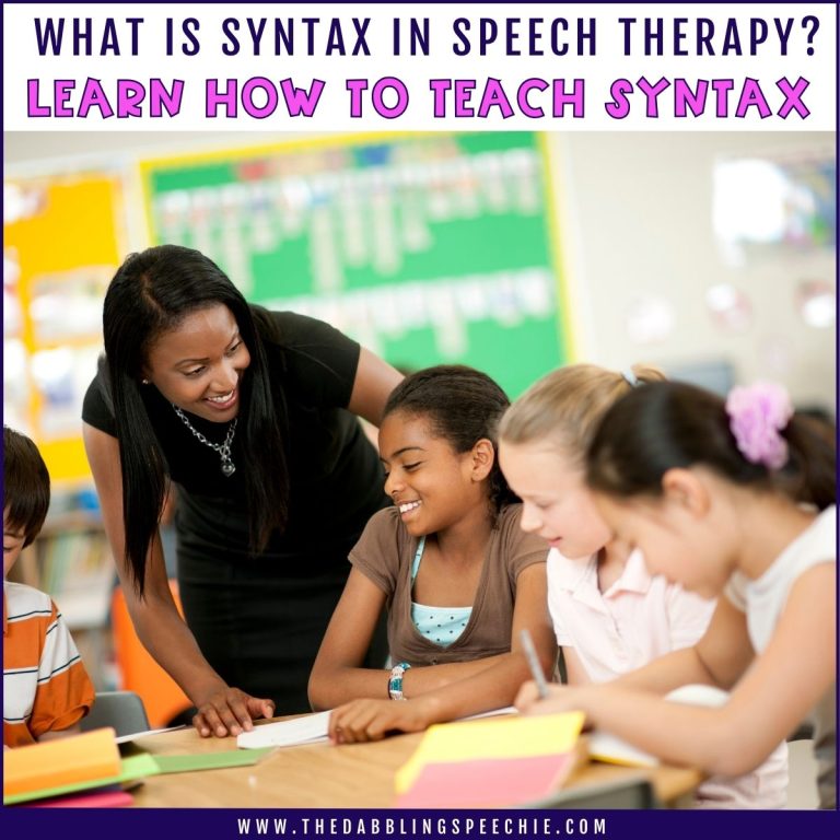 Get evidence-based grammar intervention strategies for syntax speech therapy goals.