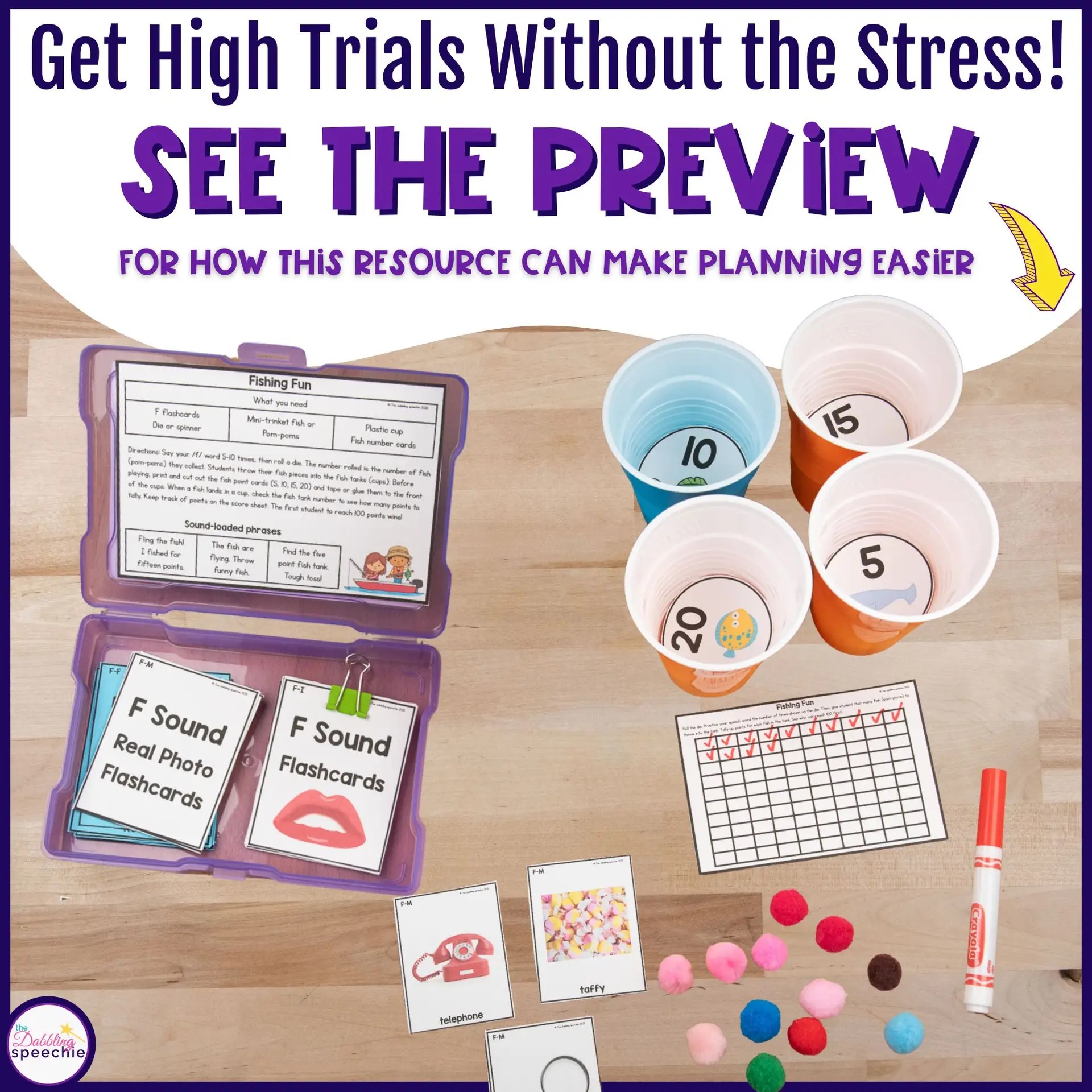 F Articulation Flashcards for Speech Therapy W/ Real Photos & 10 Games & Activities - Image 4