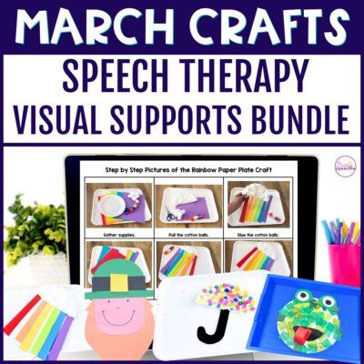 March speech therapy crafts for speech therapy whole class lessons